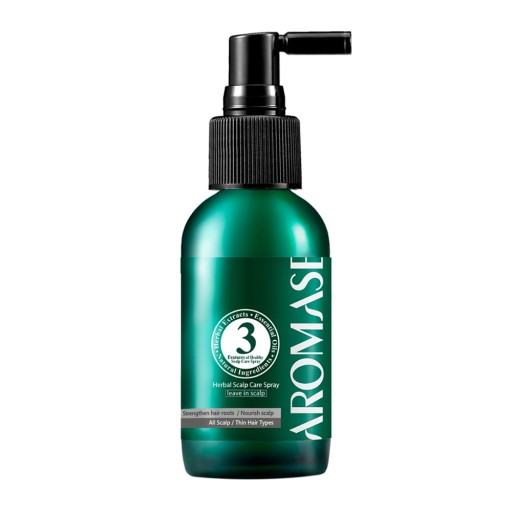 AROMASE Herbal Scalp Care Spray, травяной спрей, укрепляющий волосяные луковицы.