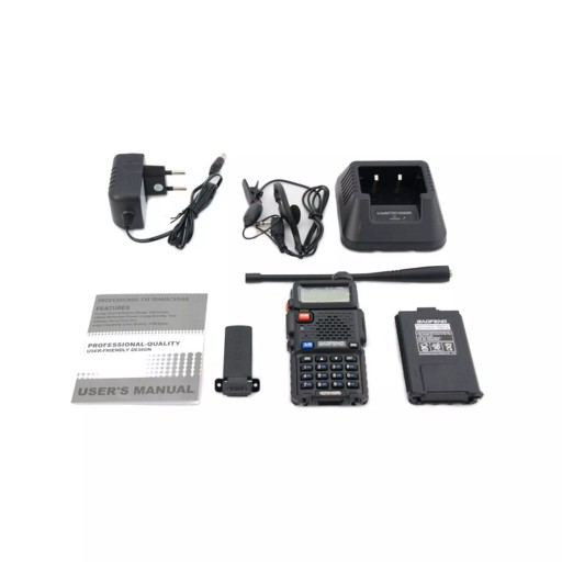 Радиостанция Baofeng UV-5R, 5 Вт, аккумулятор 1800 мАч