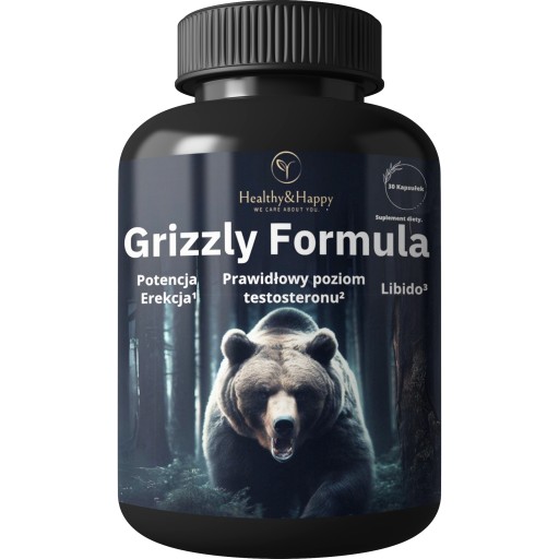 GRIZZLY FORMULA Потенция Эрекция Либидо Нормальный уровень тестостерона
