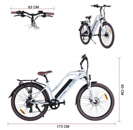 ГОРНЫЙ ЭЛЕКТРОННЫЙ ВЕЛОСИПЕД BEZIOR M2PRO, 14,5 АЧ, 80 КМ, ЭЛЕКТРИЧЕСКИЙ ВЕЛОСИПЕД