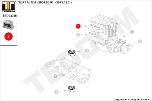 ПОДУШКА ДВИГАТЕЛЯ AUDI SEAT SKODA VW СПРАВА
