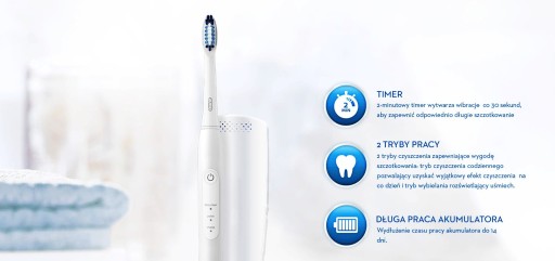 Электрическая зубная щетка Oral-B Slim Sonic + футляр