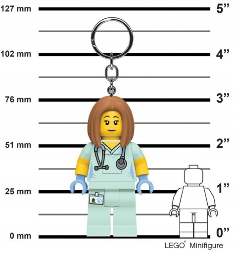 Брелок для медсестер LEGO СВЕТОДИОДНЫЙ ФОНАРИК LGL-KE156