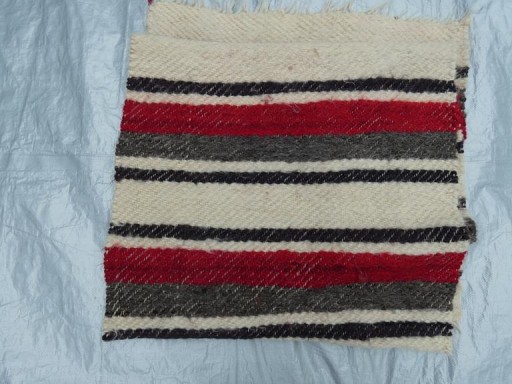 kilim RETRO wełna 75x211 cm chodnik NARZUTA długi wełniany koc