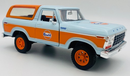 Ford Bronco 1978 GULF 1:24 Motormax 79662