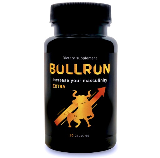 BULLRUN 30 капсул для сексуальной активности SHS