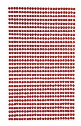 KRYSZTAŁKI SAMOPRZYLEPNE 3MM, 806 SZT. RED