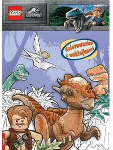 LEGO Мир Юрского периода Раскраска с наклейками