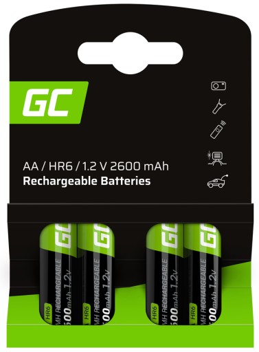 12 БАТАРЕИ AA R6 GREEN CELL 2600 мАч