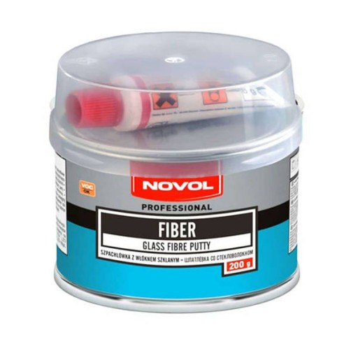 Шпатлевка стекловолоконная 0,2кг Novol Fiber