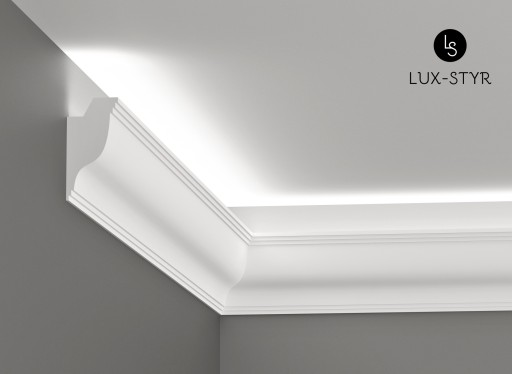 listwa przysufitowa led, listwa ścienna, styrodur, PO09
