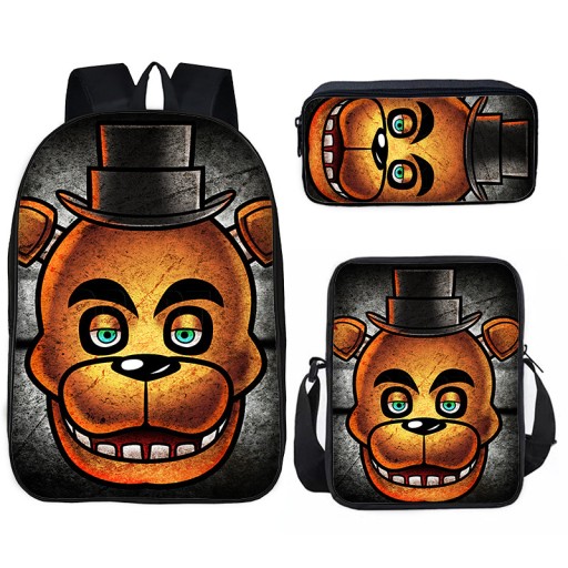 FIVE NIGHTS AT FREDDY'S ZESTAW SZKOLNY PLECAK A4 TORBA PIÓRNIK NOWE
