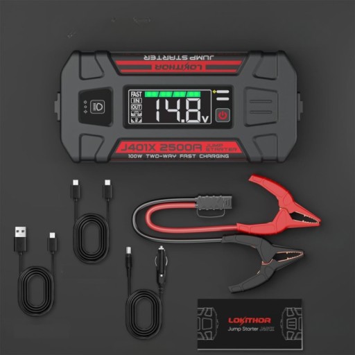 Powerbank/стартер Lokithor J401X - 2500А 12В 74Втч