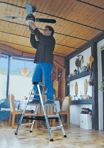 Лестница двусторонняя KRAUSE Dopplo 2x4 120403