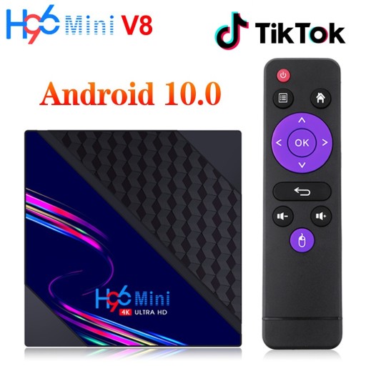 Горячие продажи H96mini V8 RK3228A TV BOX X96 Android 10 4KHD WIFI