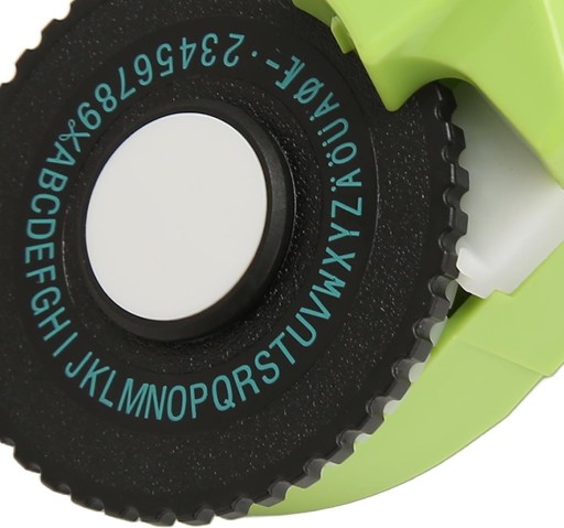 Wytłoczona etykieta, łatwa obsługa, ergonomiczny design, przenośna