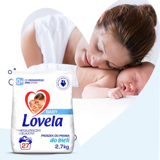 Lovela Baby hipoalergiczny proszek do prania białego dla niemowląt 2,7 kg