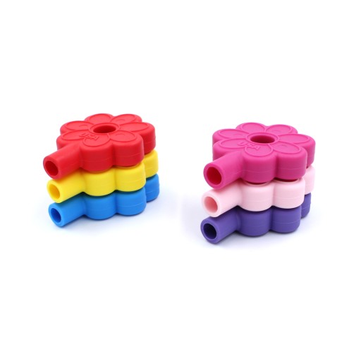 Gryzak ARK Pencil Flower, Kwiatek na Ołówek Czerwony