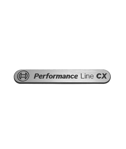 Эмблема BOSCH PERFORMANCE LINE CX серебро 65х10мм