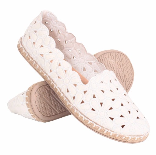 ОБУВЬ ЖЕНСКАЯ ESPADRYLES С ВЫШИВКОЙ Слипоны