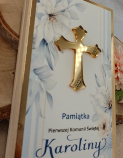 Pamiątka Pierwszej Komunii Świętej - PREZENT, pudełko na gotówkę