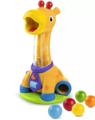 ИГРУШКА-ШАР-ФОНТАН Bright Starts GIRAFFE Spin Giggle 10933 ДЛЯ ДЕТЕЙ