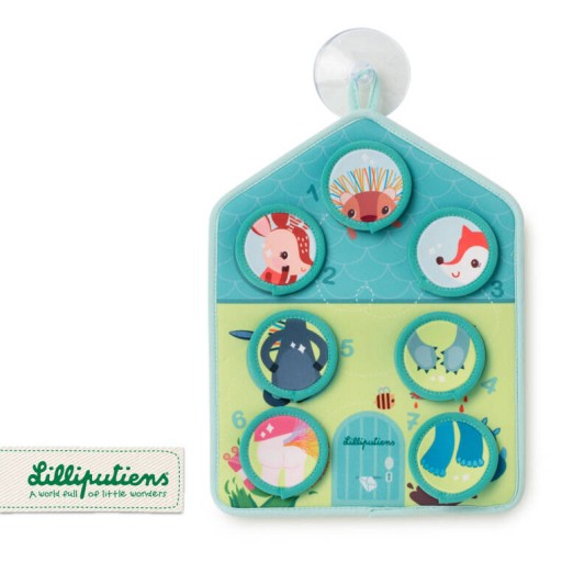 Развивающий коврик для ванной для детей Lilliputiens Animal House