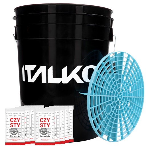WIADRO DETAILINGOWE DO MYCIA AUTA Z SEPARATOREM + CHUSTECZKI KOKPIT GRATIS!
