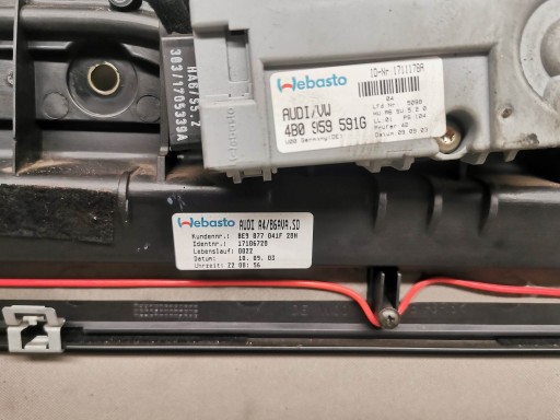SZYBERDACH SOLAR AUDI A4 B6 B7 8E9877041F