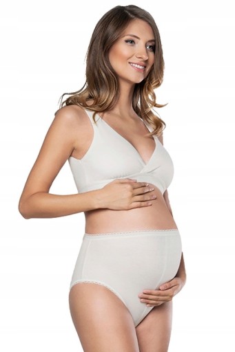 Трусики для БЕРЕМЕННОСТИ, завышенная талия MaMa Maxi ITALIAN FASHION, размер пудры. XL