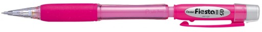 PENTEL Карандаш механический с ластиком для стилусов AX125 0,5 мм HB РОЗОВЫЙ