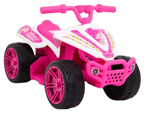 Детский квадроцикл на батарейках Monster Pink