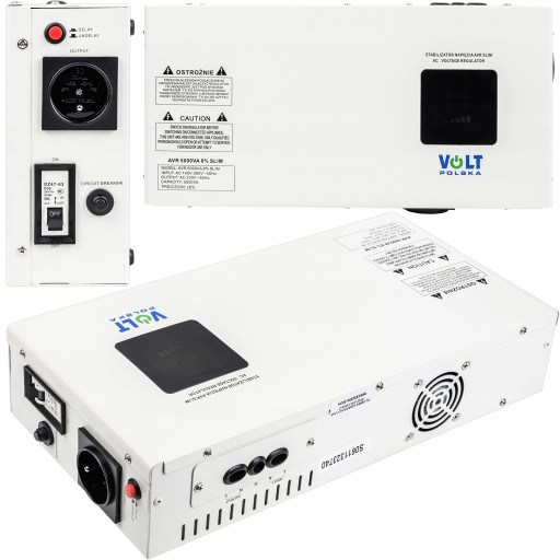 СТАБИЛИЗАТОР НАПРЯЖЕНИЯ AVR 5000ВА 5000 8% ВОЛЬТ ПОЛЬША ТОНКИЙ ПОДВЕСНОЙ ГЕНЕРАТОР