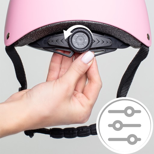 KASK ROWEROWY OCHRONNY DZIECIĘCY REGULOWANY ROLKI HULAJNOGĘ DLA DZIECI S