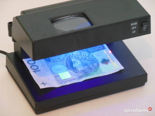Lampa ultrafiolet TESTER UV DO BANKNOTÓW wykrywa fałszywe banknoty