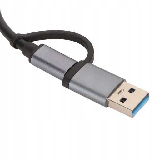 Hub USB 3.0 5 w 1 3 karty pamięci USB Porty kart