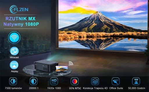 ПРОЕКТОР WIFI 1080P FULL HD с сумкой ERKAN