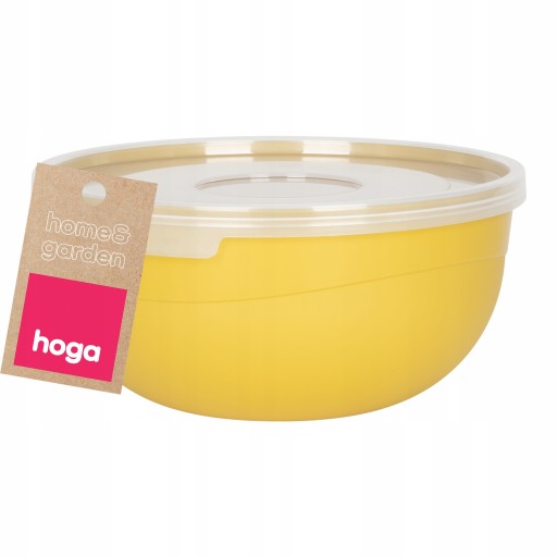 HOGA 1006 MISECZKA musztardowa 0,7l Z POKRYWKĄ