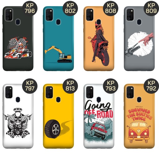 ETUI DO SAMSUNG GALAXY M21 WZORY AUTO MOTOR POJAZDY SAMOCHODY OBUDOWA CASE