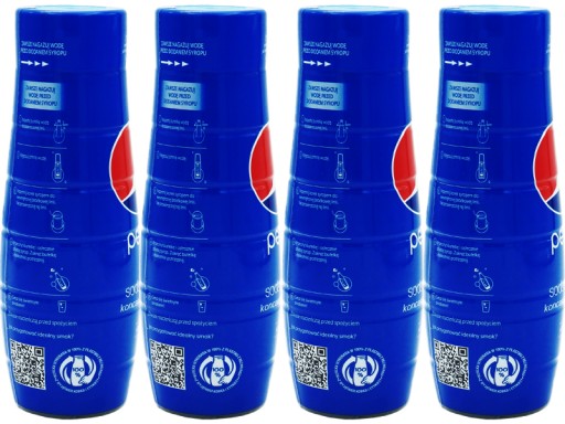 6x СИРОП КОНЦЕНТРАТА PEPSI COLA ДЛЯ НАСЫЩЕННОГО НАПИТКА SODASTREAM 9 Л, 440 мл