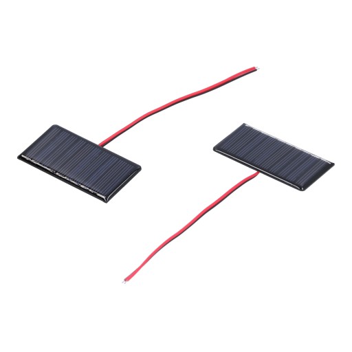 Moduł panelu słonecznego 2szt polysilikonowy mini 68x36mm 0.3W 5V