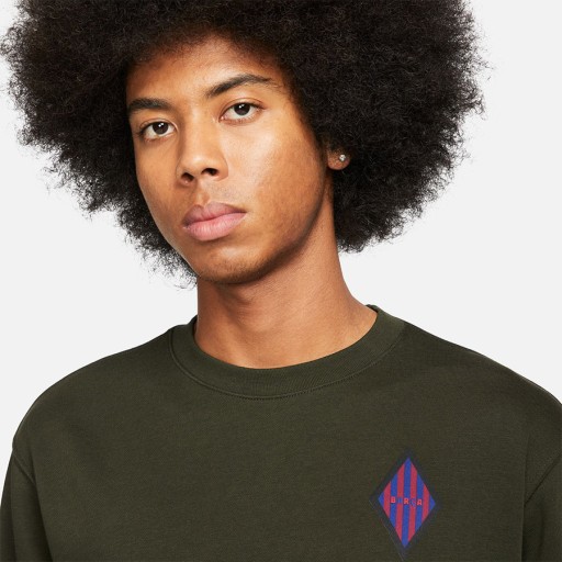 XL Флисовая толстовка Nike FC Barcelona Club DV5569 355 XL зеленая