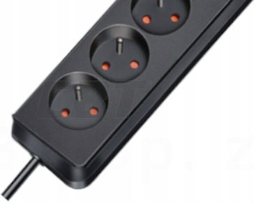 LISTWA ZASILAJĄCA PRZEDŁUŻACZ ECO-LINE COMFORT 6G WYŁĄCZNIK NOŻNY SWITCH