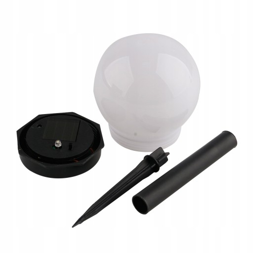 LAMPY SOLARNE OGRODOWE LED KULE BIAŁE LAMPKI 9szt