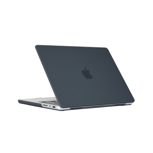 МАТОВЫЙ ЖЕСТКИЙ ЧЕХОЛ ДЛЯ MACBOOK PRO 16 2021 2023 M1 M2 M3 — МАТОВЫЙ ЧЕРНЫЙ