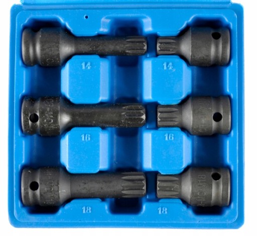НАБОР УДАРНЫХ БИТ ШПЛАЙН 1/2 M14 - M18 VAG HUBS