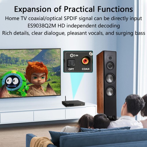 KGUSS U01 ES9038Q2M Bluetooth-декодер цифрового воспроизведения