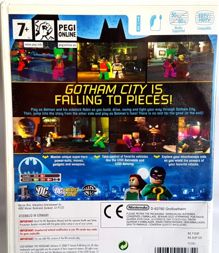 LEGO BATMAN THE FIRST PART Wii – ОТЛИЧНАЯ ПЛАТФОРМА ДЛЯ ДЕТЕЙ!!!