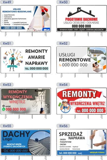 BANER REKLAMOWY 100x50cm z gotowego projektu SPRZEDAŻ MIODU plandeka