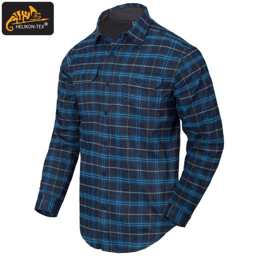 Мужская фланелевая рубашка в клетку HELIKON Casual Tactical Everyday L
